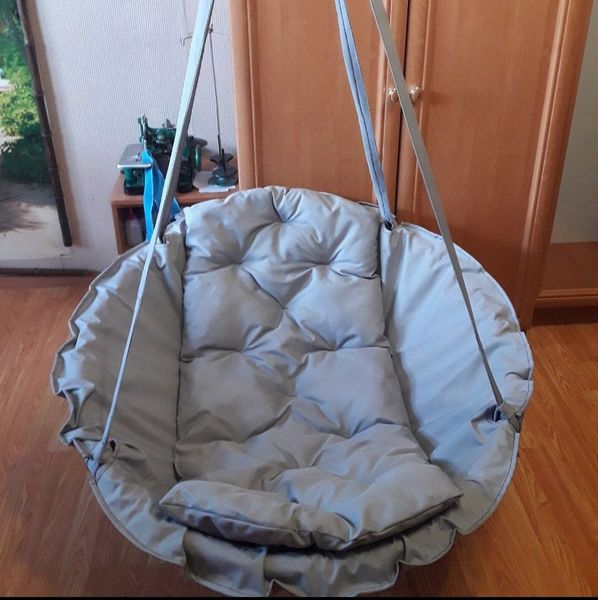 Підвісна гойдалка крісло гамак навантаження 200 кг Сірий (кольорів є багато) 10009 фото