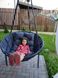 Гойдалка навантаження 200 кг підвісне крісло гойдалка садова гамак (є багато кольорів) 10215 фото 1