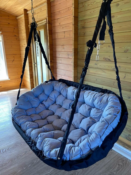 Підвісне крісло диван, Гойдалка садова, Гойдалка підвісна, 200 кг навантаження (є багато кольорів) 10271 фото