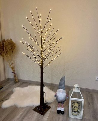 Світлодіодна гірлянда Дерево 225 Led, 1.5 м, теплий білий, Новорічна декоративна гірлянда декорація дерево 10133 фото